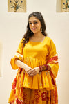 Pitambari Peplum Sharara set