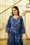 The Blue Moon tie dye kurta set