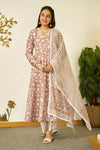 Rustic Rose handblock suit set