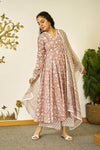 Rustic Rose handblock suit set