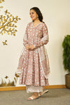 Rustic Rose handblock suit set