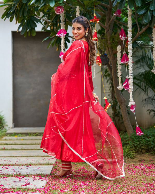 Desi Scarlet Suit Set