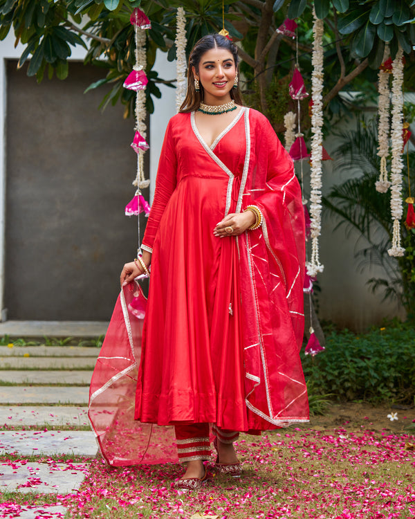 Desi Scarlet Suit Set