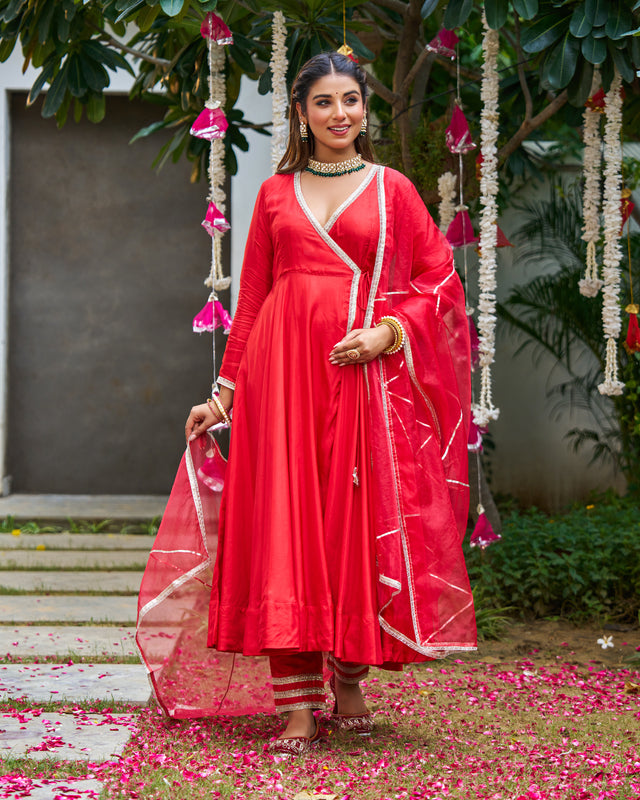 Desi Scarlet Suit Set