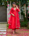 Desi Scarlet Suit Set