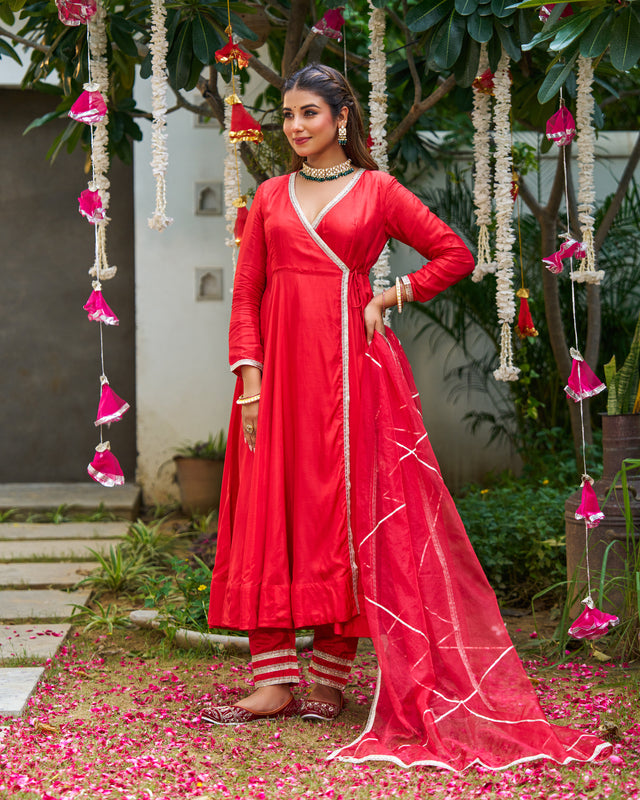 Desi Scarlet Suit Set