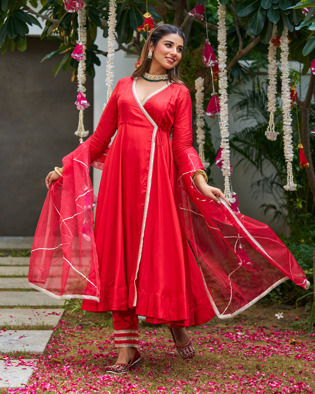 Desi Scarlet Suit Set