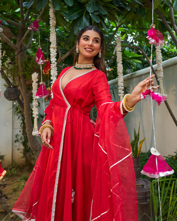 Desi Scarlet Suit Set