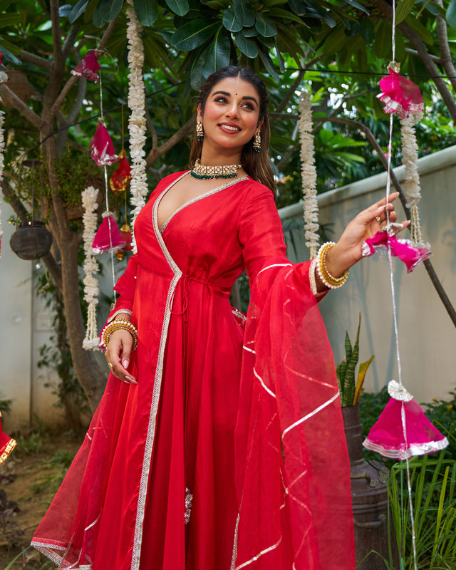 Desi Scarlet Suit Set
