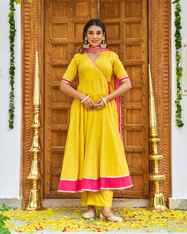 Aaira Yellow Suit Set