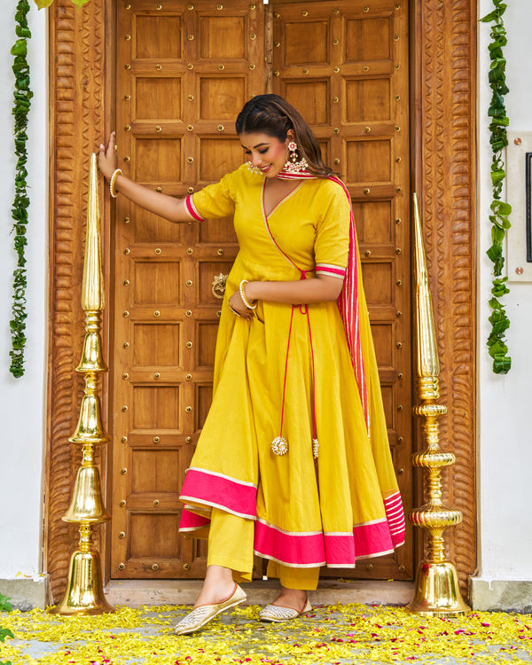 Aaira Yellow Suit Set