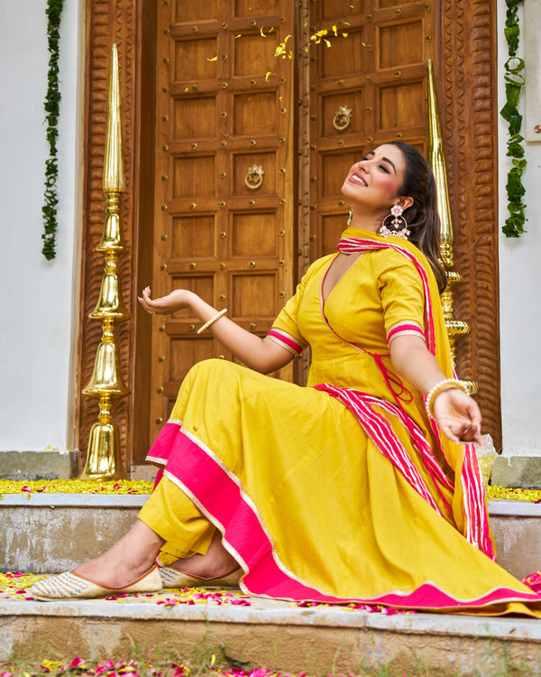 Aaira Yellow Suit Set