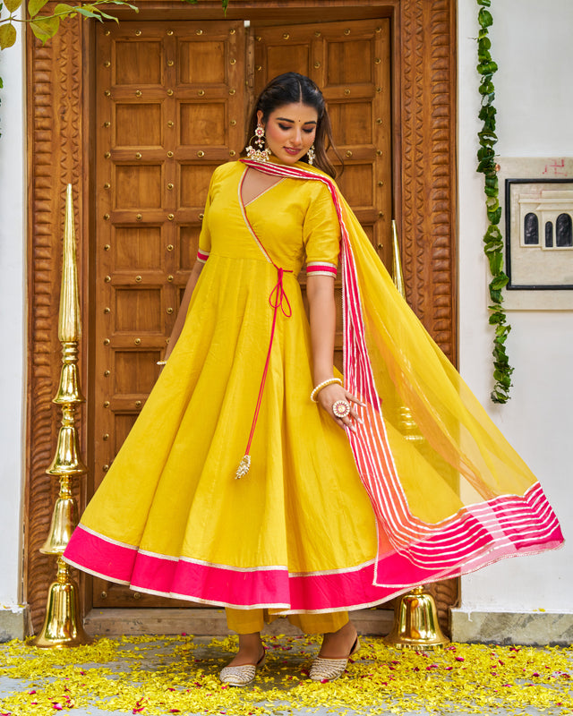 Aaira Yellow Suit Set