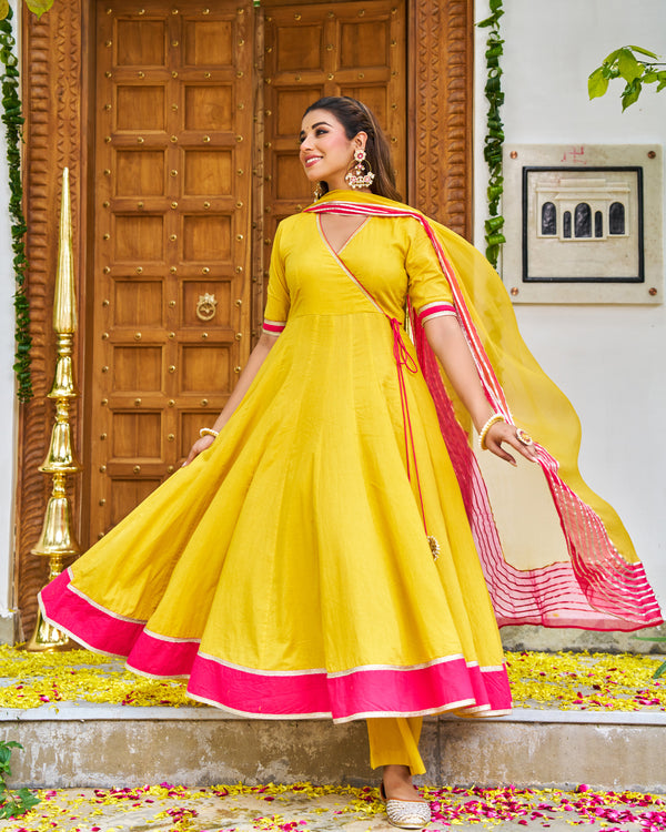 Aaira Yellow Suit Set