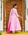 Petal Pink Anarkali Suit Set