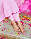 Petal Pink Anarkali Suit Set
