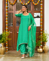 Forest Phulkari Suit Set