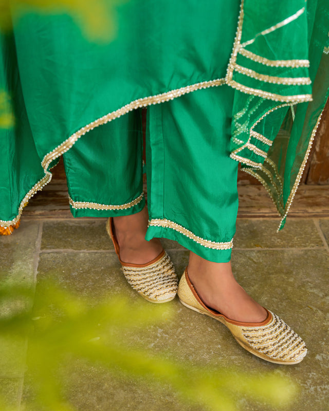 Forest Phulkari Suit Set