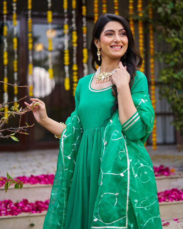 Emerald Green Suit Set