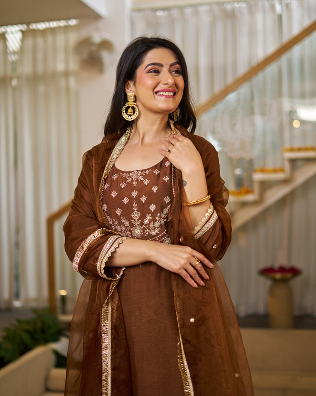 Sand line anokha suit set