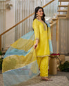 Marigold Upadasilk suit set
