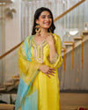 Marigold Upadasilk suit set