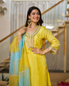 Marigold Upadasilk suit set