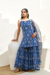 Neel Pari Sharara Set