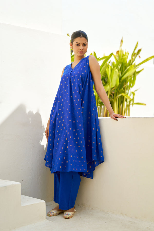 Laiba Cotton Lurex Coord Set