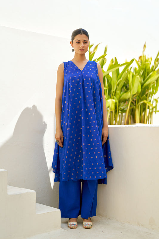 Laiba Cotton Lurex Coord Set