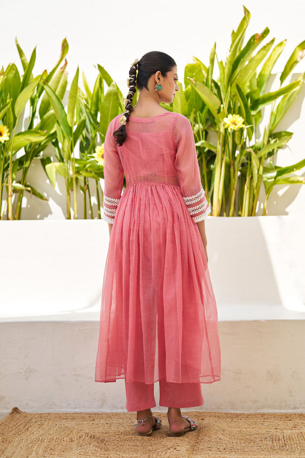 Aira Pink Doria Coord Set