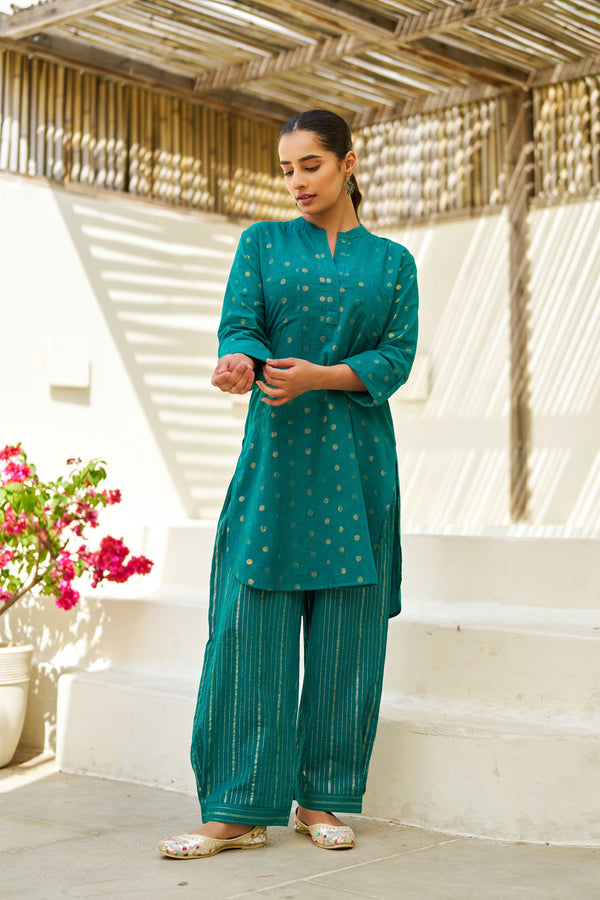 Avani Cotton Lurex Coord Set