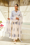 Blue Petal Grace Suit Set