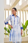 Tara Blue Tie Dye Cotton Coord Set