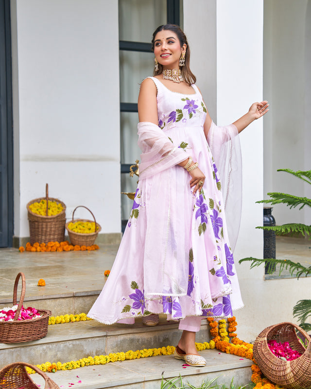 Handcrafted Hues Upada Suit Set