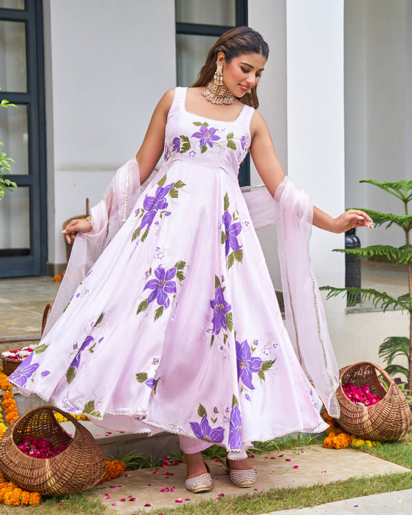 Handcrafted Hues Upada Suit Set