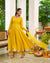 Maya Yellow Anarkali Suit Set