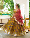 Floral printed lehenga set
