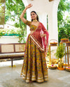 Floral printed lehenga set