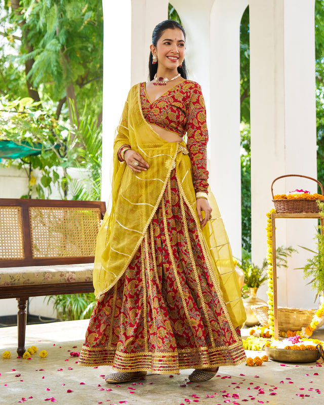 Muskan lehnga set