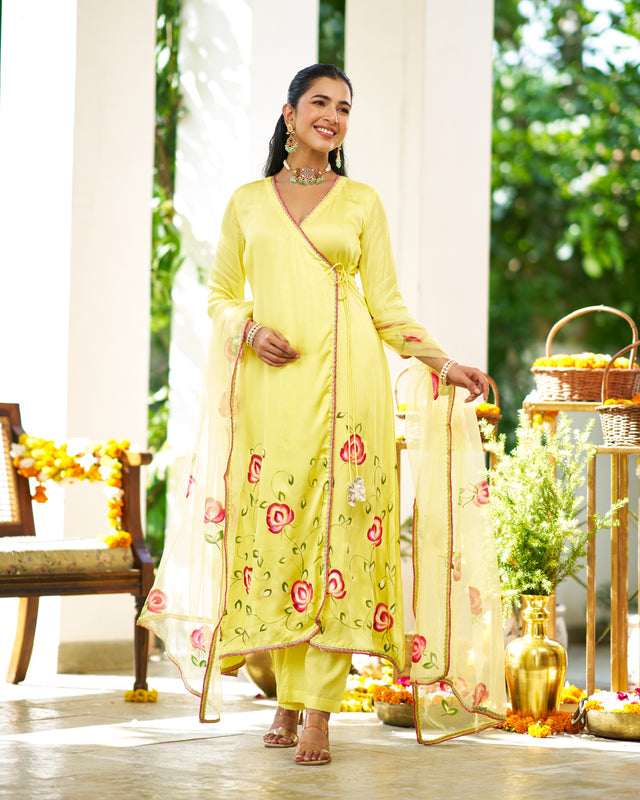 Pankhuri Angrakha Suit Set