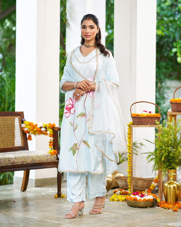 Indriya Handpainted Suit Set