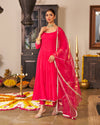 Rohi Pink Tier Suit Set