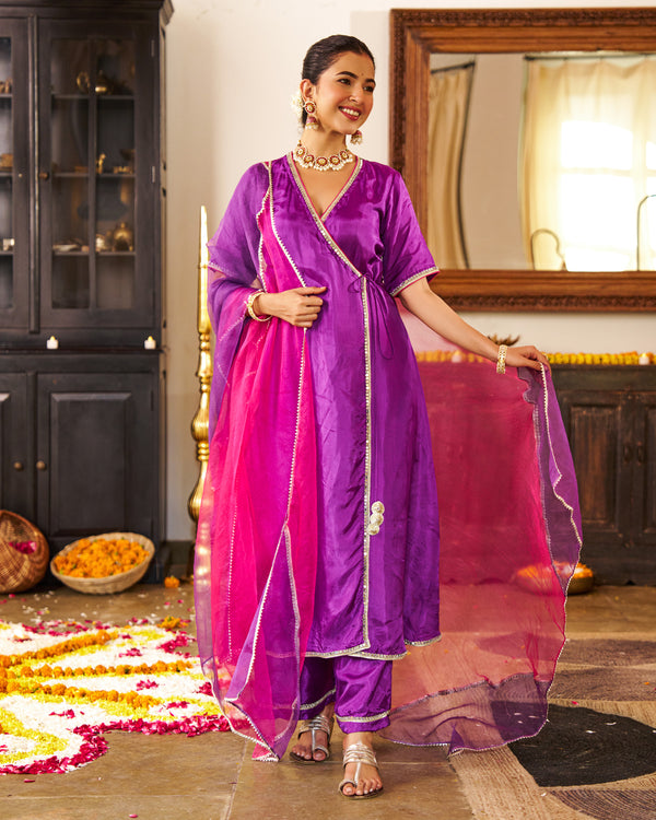 Lavanya Purple Suit Set