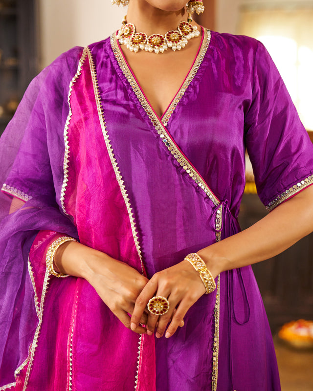 Lavanya Purple Suit Set