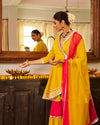 Mustard Mogra Cotton Suit Set