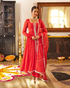 Mehka Rust Anarkali Suit Set