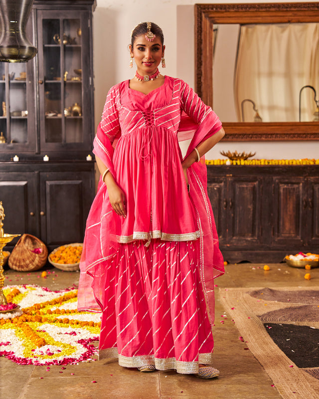 Noor Pink Suit Set