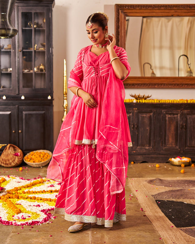 Noor Pink Suit Set