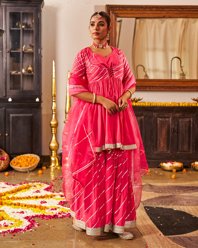 Noor Pink Suit Set